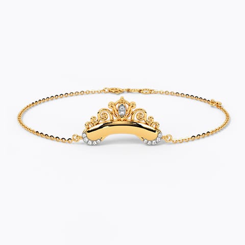 Cinderella Persoanlised Crown Bracelet Cinderella Persoanlised Crown Bracelet