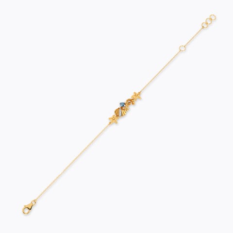 Little Memaid diamond with star and fish Bracelet Little Memaid diamond with star and fish Bracelet