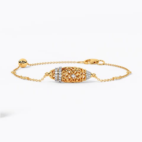 Taweez Chain Diamond Bracelet