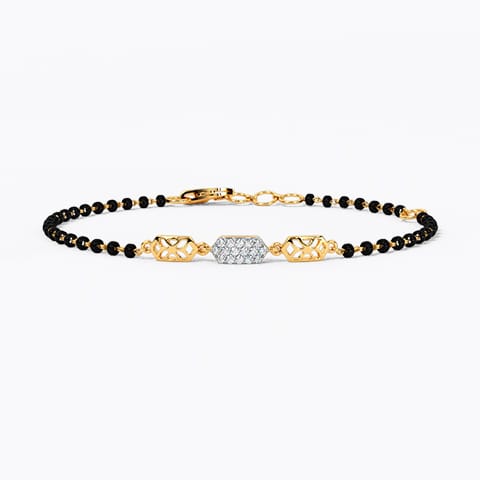 Dena Diamond Mangalsutra Bracelet