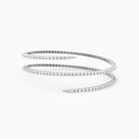 Eternal Swirl Diamond Bracelet