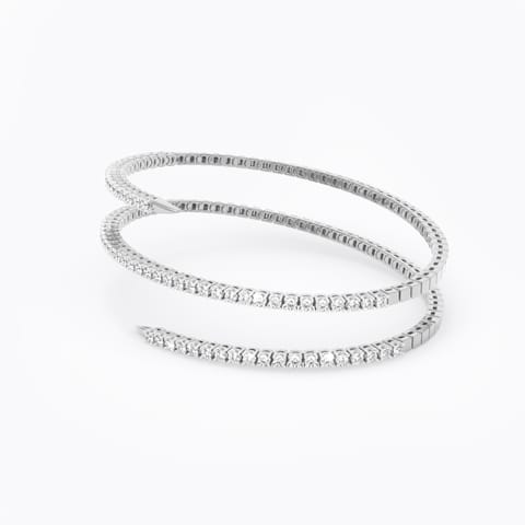Eternal Swirl Diamond Bracelet