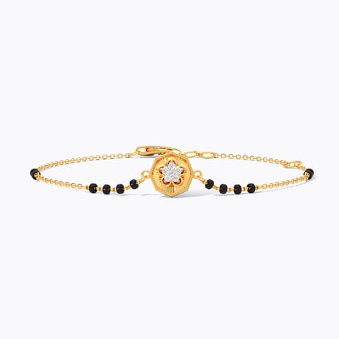 Circlet Diamond Mangalsutra Bracelet