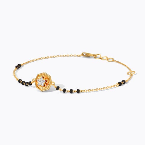 Circlet Diamond Mangalsutra Bracelet Circlet Diamond Mangalsutra Bracelet