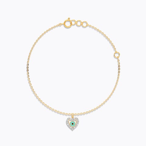 Amulet Diamond Evil Eye Chain Bracelet Amulet Diamond Evil Eye Chain Bracelet