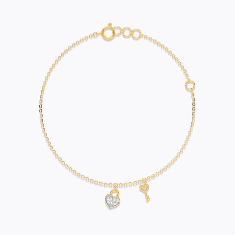Love Latch Diamond Chain Bracelet Love Latch Diamond Chain Bracelet