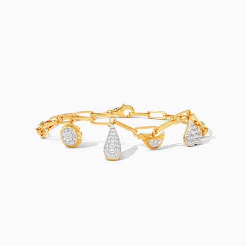 VerdeVogue Diamond Chain Bracelet