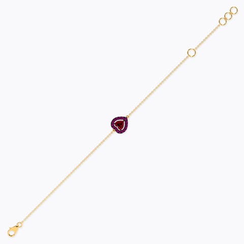 Flip Hearts Gemstone Bracelet Flip Hearts Gemstone Bracelet