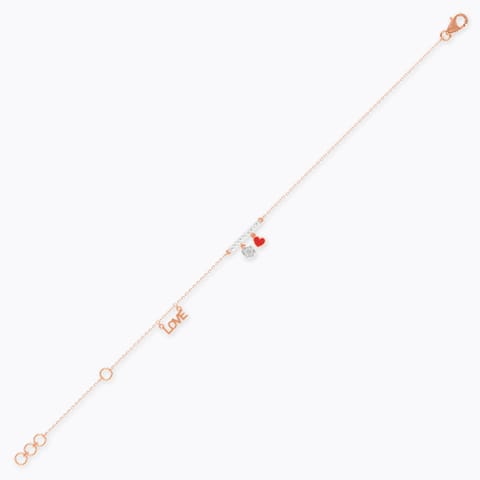 Dangling Love Diamond Chain Bracelet Dangling Love Diamond Chain Bracelet