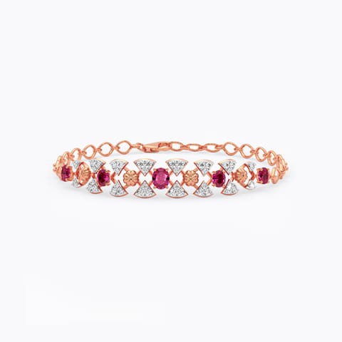 Crimson Cascade Gemstone Bracelet Crimson Cascade Gemstone Bracelet