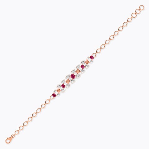 Crimson Cascade Gemstone Bracelet Crimson Cascade Gemstone Bracelet