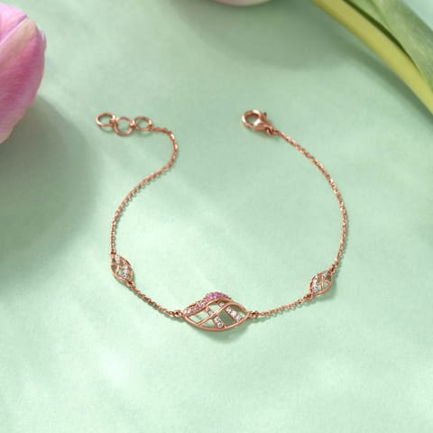 Entwine Blush Gemstone Bracelet