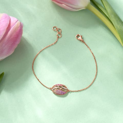 Pink Adeline Gemstone Bracelet