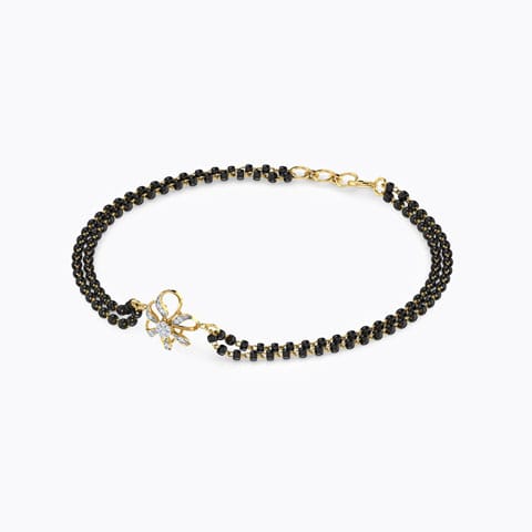 Blooming Love Diamond Mangalsutra Bracelet Blooming Love Diamond Mangalsutra Bracelet