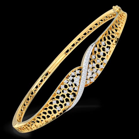 Twist Sparked Diamond Bracelet Twist Sparked Diamond Bracelet