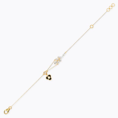 Hanging Bud Diamond Chain Bracelet Hanging Bud Diamond Chain Bracelet