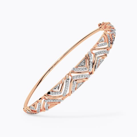 Sparkling Zigzag Diamond Bracelet