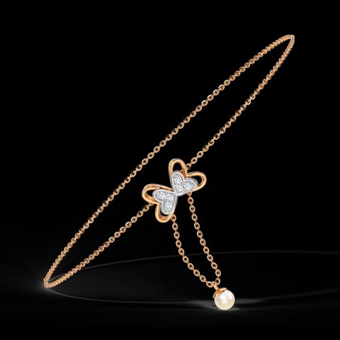 Cute Bow Gemstone Bracelet