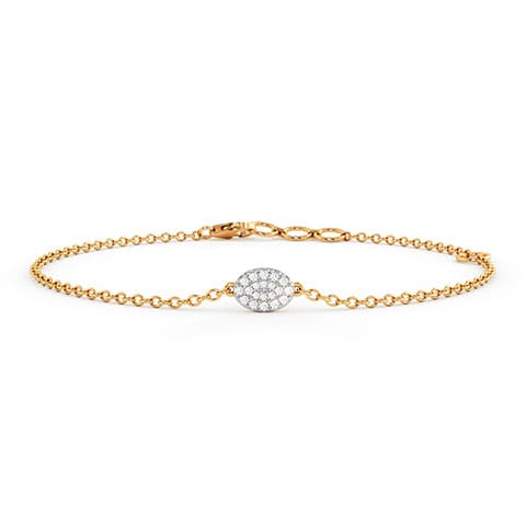 Golden Iris Diamond Chain Bracelet Golden Iris Diamond Chain Bracelet