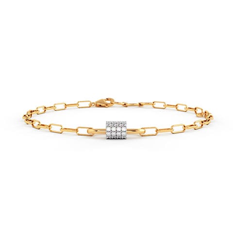Verdant Lock Diamond Chain Bracelet Verdant Lock Diamond Chain Bracelet