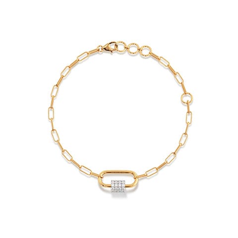 Verdant Lock Diamond Chain Bracelet Verdant Lock Diamond Chain Bracelet