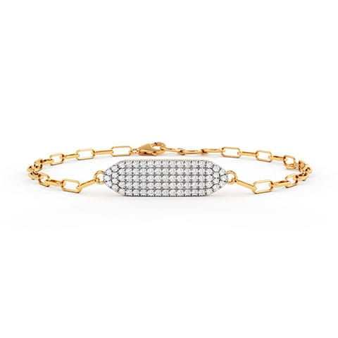 Rainbow Horizon Diamond Chain Bracelet Rainbow Horizon Diamond Chain Bracelet