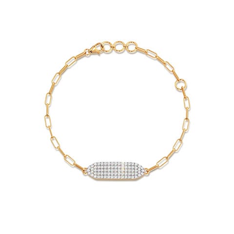 Rainbow Horizon Diamond Chain Bracelet Rainbow Horizon Diamond Chain Bracelet