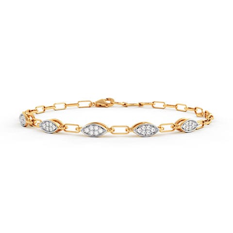 Blush Marquise Diamond Chain Bracelet Blush Marquise Diamond Chain Bracelet