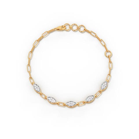Blush Marquise Diamond Chain Bracelet Blush Marquise Diamond Chain Bracelet