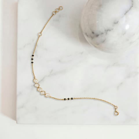 Spark Stack Diamond Mangalsutra Bracelet Spark Stack Diamond Mangalsutra Bracelet