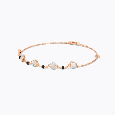 Soul Entwined Diamond Mangalsutra Bracelet