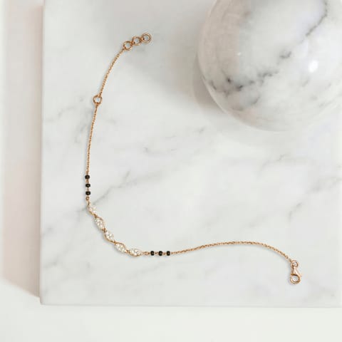 Guardian Sparkle Diamond Mangalsutra Bracelet