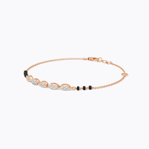 Guardian Sparkle Diamond Mangalsutra Bracelet
