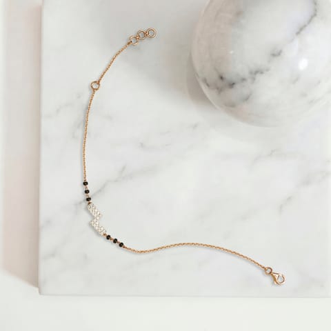 Dynasty Wrap Diamond Mangalsutra Bracelet