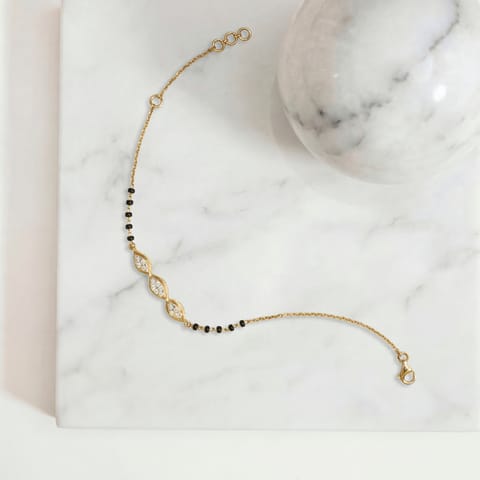 Legacy Lace Diamond Mangalsutra Bracelet