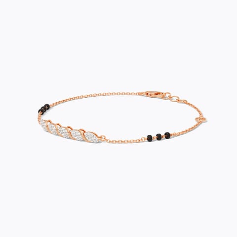 Daily Deco Diamond Mangalsutra Bracelet