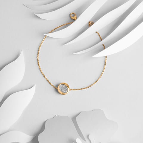 Subtle Glint Diamond Bracelet