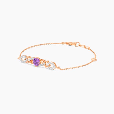 Linking Blue Gemstone Bracelet