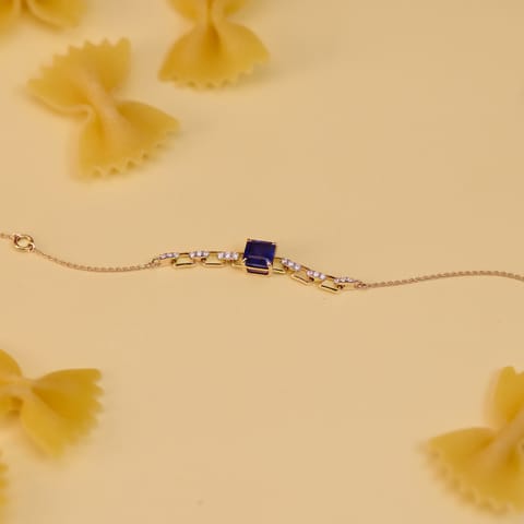 Regal Sapphire Gemstone Bracelet