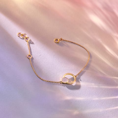 Luxe Lite 9KT Diamond Chain Bracelet