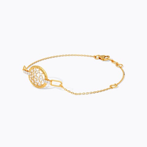 Orb Links Diamond Bracelet