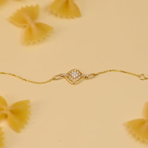 Linking Square Diamond Bracelet Linking Square Diamond Bracelet