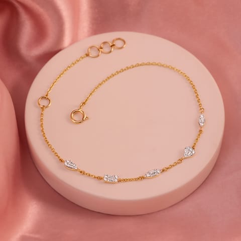 Dainty Charms Diamond Chain Bracelet Dainty Charms Diamond Chain Bracelet