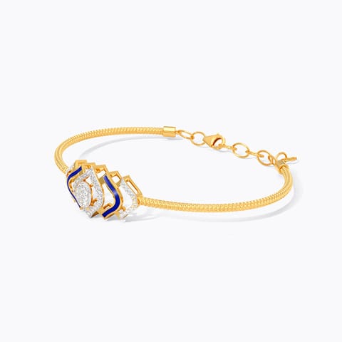 Blue Buzz Diamond Bracelet