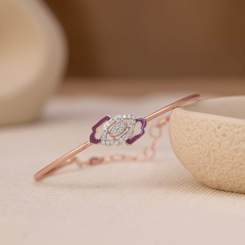 Majestic Mauve Diamond Bracelet Majestic Mauve Diamond Bracelet