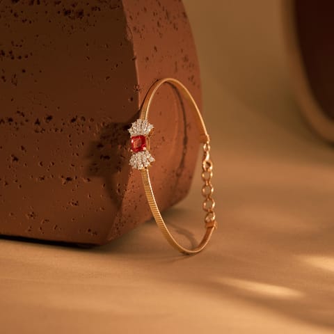 Facet Bow Gemstone Bracelet