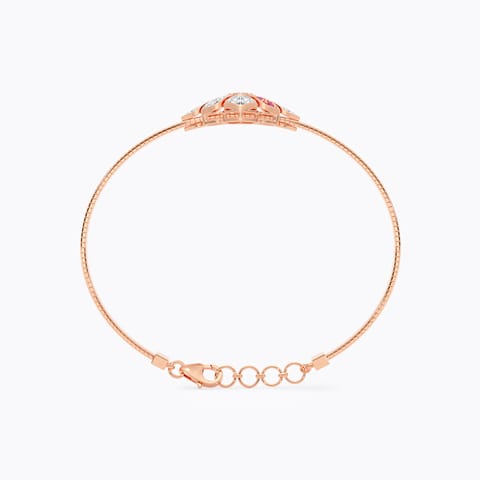 Pink Aurora Gemstone Bracelet