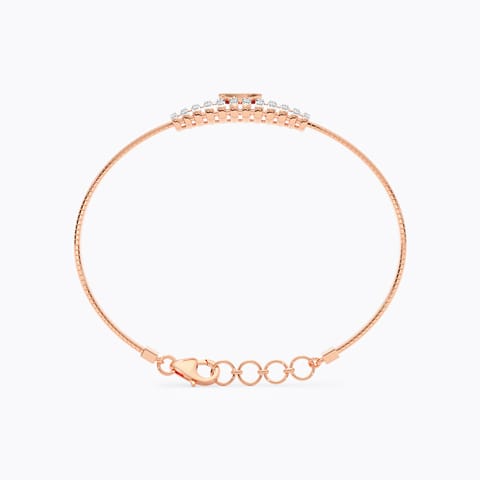 Linear Spark Diamond Bracelet