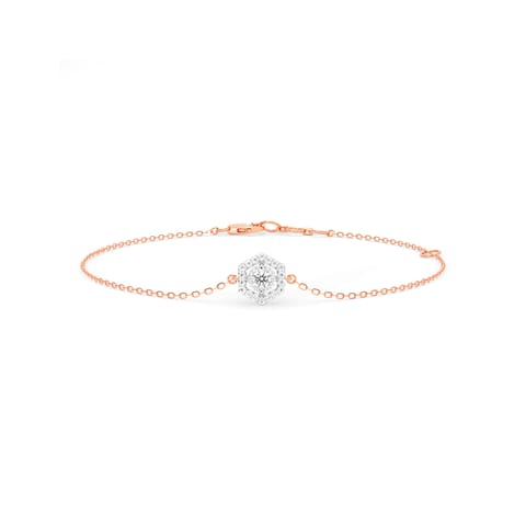Classic Hive Diamond Chain Bracelet