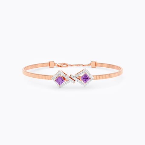 Purple Majestic Gemstone Bracelet